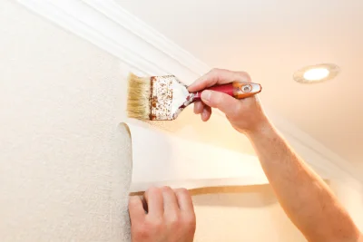 Pose de papier peint à Duerne — revêtements muraux et toiles de verre